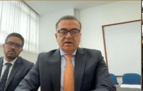 Olmedo López en audiencia. 