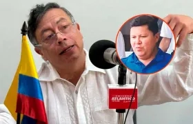 El Presidente Gustavo Petro y Raúl Montes.