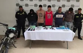 Presuntos integrantes de 'Los Pepes'.