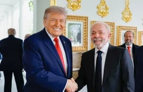 Donald Trump y Luiz Inácio Lula da Silva, presidentes de Estados Unidos y Brasil, respectivamente.
