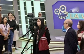 Una de las visitas del Ministerio de Trabajo a un canal de televisión.