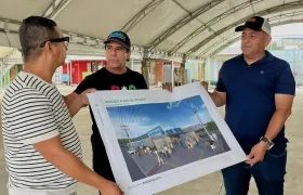 El alcalde Alejandro Char presentó el render de la nueva Plaza del Pescado.