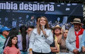 La candidata presidencial Paloma Valencia.