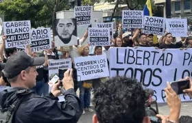 Piden liberación de presos políticos en Venezuela.