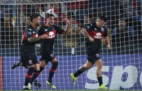 La celebración de los jugadores de Tigre.