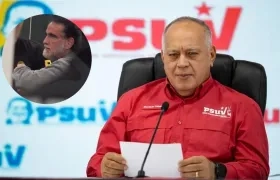 Alex Saab y el ministro de Interior y Justicia de Venezuela, Diosdado Cabello.