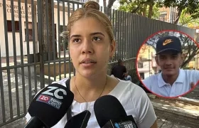 Yeisy Parodi, hermana de Yeiser Luis Parodi, quien fue asesinado en el barrio Ciudadela de Paz. 