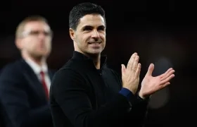 El español Mikel Arteta, entrenador del Arsenal. 