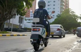 Bicicleta eléctrica. 