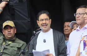 Candidato presidencial de izquierdas Iván Cepeda.