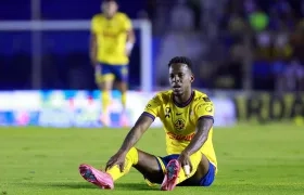 El colombiano Cristian Borja, lateral izquierdo del América de México.
