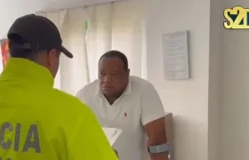Jesús Elver González, alias 'Chucho', capturado por la policía. 