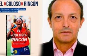 Libro 'El Coloso de Rincón' y Francisco Tulande. 