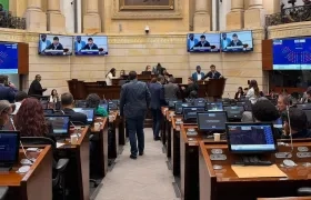 Aspecto del Congreso de la República. Imagen de referencia.