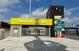 Estación de Transmetro en el municipio de Soledad. 