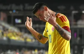 James Rodríguez, capitán de la Selección Colombia.