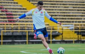 James Rodríguez, capitán de la Seleccion Colombia. 