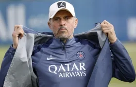 El español Luis Enrique, entrenador del París Saint Germain.