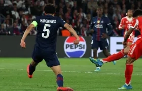 El remate de Luis Díaz que terminó en gol ante el PSG.