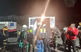 Organismos de socorro acudieron al lugar.