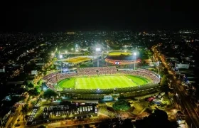 Estadio Jaime Morón de Cartagena, escenario del partido Junior vs. Cerro Porteño.