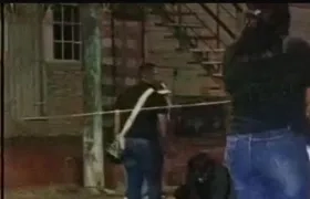 Aspecto de la zona en que ocurrió el crimen.