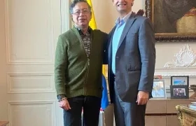 Gustavo Petro y Jaime Mesa Buitrago.