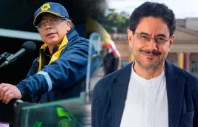 (Izq. a Der.) Gustavo Petro e Iván Cepeda.