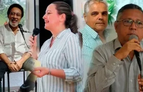  Harold Ballesteros, Yajaira Pinilla, Javier Marrugo y Roberto Núñez Pérez. 