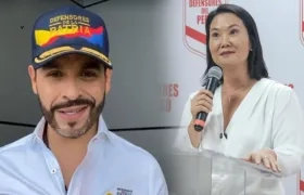 Abelardo De La Espriella y Keiko Fujimori.