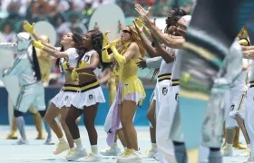 Shakira en la inauguración del Mundial. 