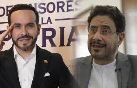 Abelardo De La Espriella e Iván Cepeda. 