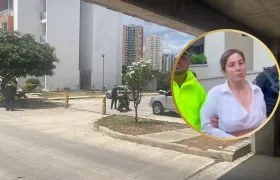 Lugar de los hechos y Mayra Alejandra Vera Duarte, ‘La mona’.