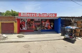 Lugar donde sucedió el crimen.