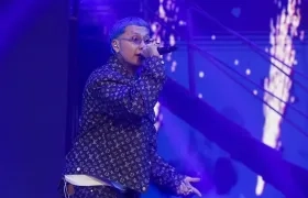 El cantante de reguetón Blessd.