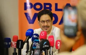 El candidato presidencial Iván Cepeda.