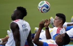 Colombia entrena en el Miami Inter CF Stadium de Fort Lauderdale, Florida, US.