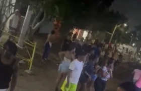 Sector de la Loma Roja donde se registró el doble asesinato. 