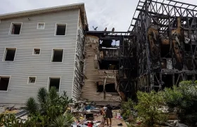 Edificios que hacían parte del programa Misión Vivienda de Hugo Chávez destruidos tras los terremotos