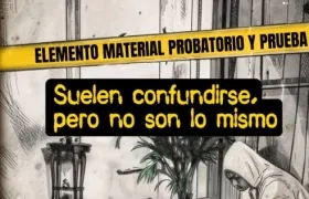 La Fiscalía explica la diferencia de los dos términos en el proceso penal. 