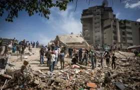 Muchos edificios colapsaron ante la magnitud de los dos terremotos. 