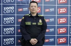 General Miguel Camelo, Comandante de la Policía Metropolitana de Barranquilla. 