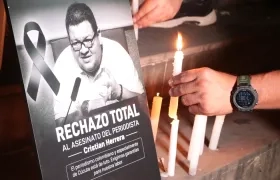 El periodista colombiano Cristian Herrera.