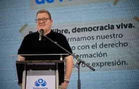 El periodista Cristian Herrera.