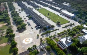 Imagen aérea de la Central de Abastos Granabastos