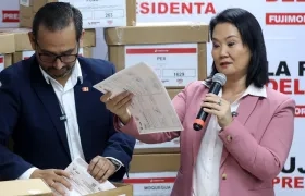 Keiko Fujimori. 