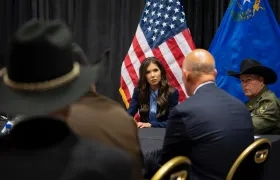 Kristi Noem, enviada especial de Estados Unidos para el Escudo de las Américas.
