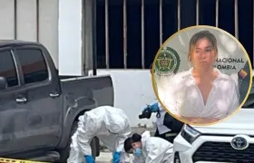 Lugar de los hechos y Mayra Alejandra Vera Duarte, alias 'La mona'.