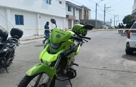 Lugar donde sucedió el crimen en el barrio San Felipe.