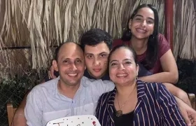 La familia masacrada el 29 de diciembre de 2024 en Aguachica.